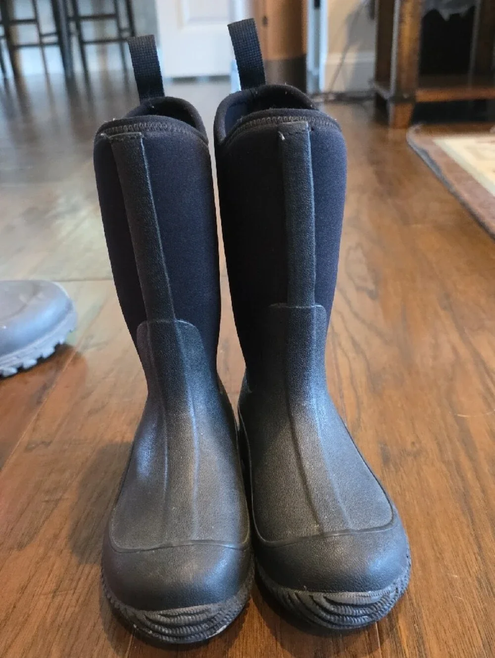Kids Size 13 Muck Boot Company Black Neoprene Tall Waterproof Boots